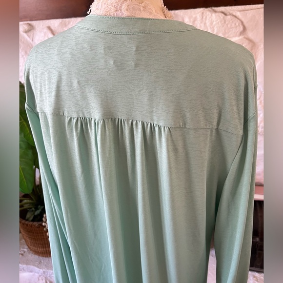 Wonderly Mint Green Women's Tunic Top Size XL - Picture 5 of 10